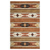 Southwest SU8156 Multi-Colored Southwest/Tribal Area Rug, Rectangular 8'x10'