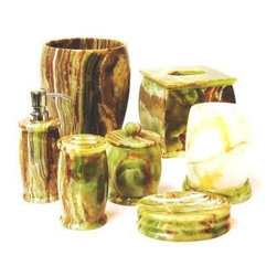 Marble Bathroom Accessory Sets offered by Nature Home Decor. - Bathroom Accessory Sets