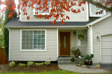 Inspiration for a timeless entryway remodel in Seattle