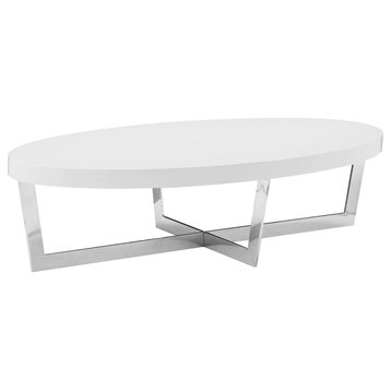 Pearl Coffee Table, White
