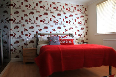 Decorated bedroom