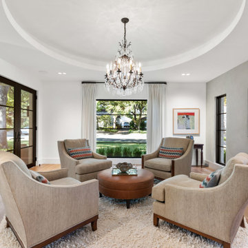Elegant Circle of Comfort: A Cozy Sitting Room Retreat