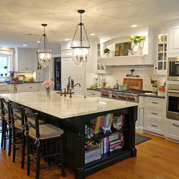 Beaded Inset White Kitchen