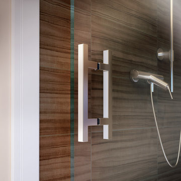 GlassCrafters' Acero Series - Handle hardware detail