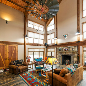 Combo Home & Horse Barn