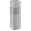 CURREY ODENSE Pedestal Plant Stand Large Silver Cladding