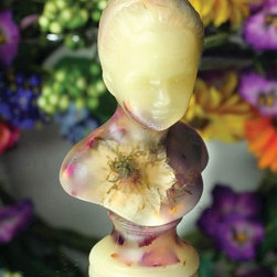 Tuberose Wax Bust - Decorative Objects And Figurines