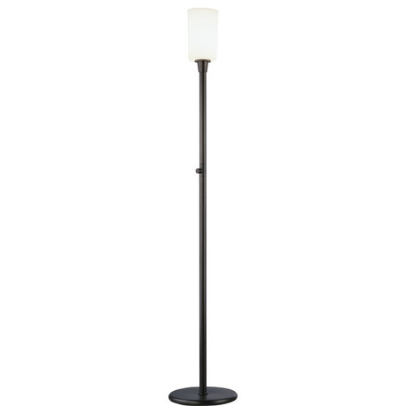 Robert Abbey Nina FL Nina 71" Torchiere Floor Lamp - Deep Patina Bronze