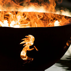 Fire Pit Art Kokopelli - Fire Pits