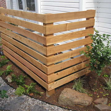 A wrap around garden with a fabulous water featurel!
