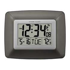 50 Most Por Contemporary Digital Wall Clocks For 2018 Houzz La Crosse Technology Atomic Digital Wall Clock With Temperature Clocks