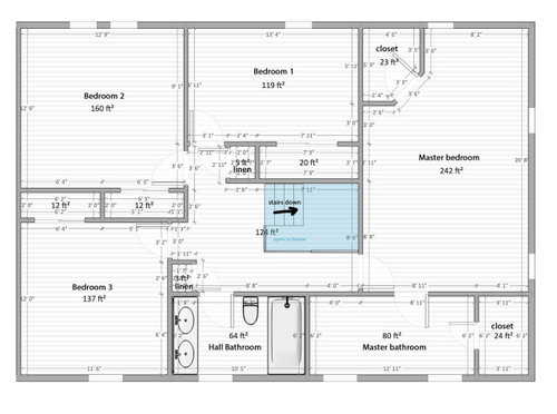 bedroom bathroom additions floor plans