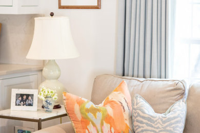 Example of a living room design in Atlanta