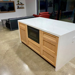 Polished concrete living space - Flooring