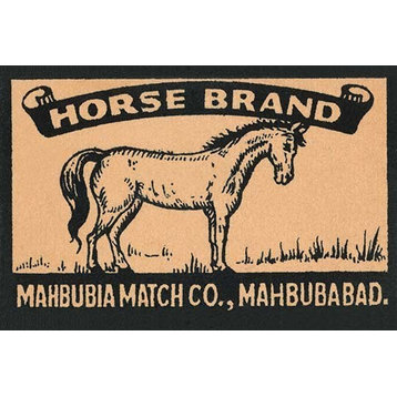 Horse Brand- Paper Poster 20" x 30"