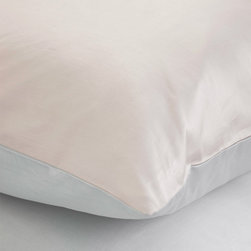 Duet Cotton Sateen Rosewater/Luna - Bed Pillows