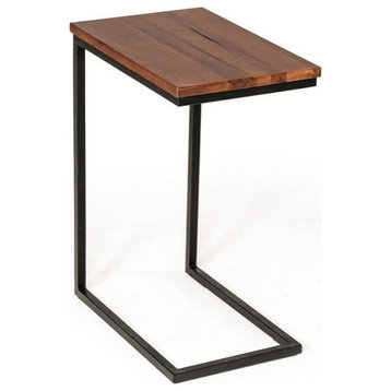 Todor Modern Aged Oak Side Table