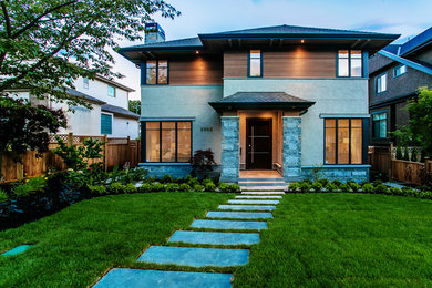 Transitional exterior home photo in Vancouver