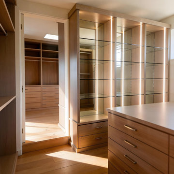 When My Client Needed More Wardrobe Space I Converted Two Rooms to One Walk In c