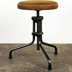 Buck Low Stool- Tan - Bar Stools And Counter Stools