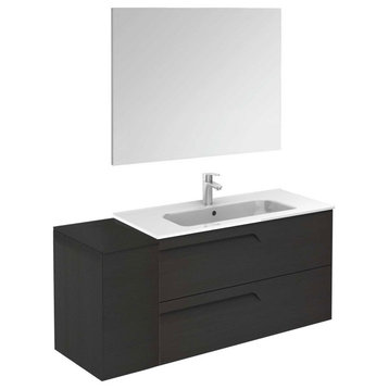 36" Nature Gray Vanity Set with Mirror and Sink Vitale by Royo, 52"
