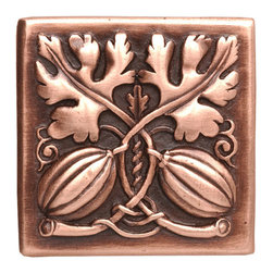 Inviting Home Inc. - Autumn Squash Knobs, Antique-Style Copper - Cabinet And Drawer Knobs