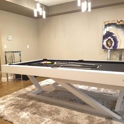 Trinity Pool in White - Game Tables