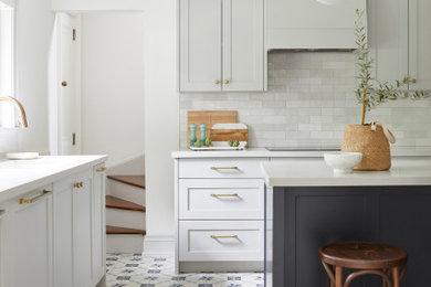 Kitchen - transitional kitchen idea in Other