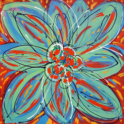 To the Fullness, 51 x 51 in - Paintings