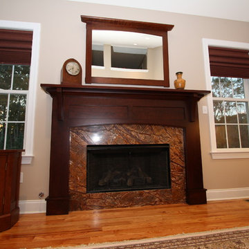 Custom Built Fireplace HDTV Mantles
