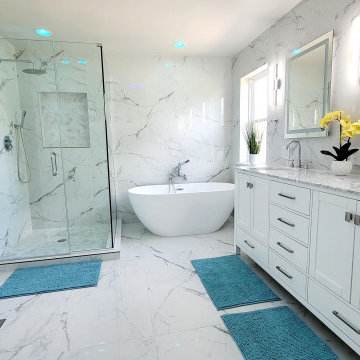 Modern Main Bathroom amazing transformation