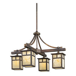 Four Light Outdoor Chandelier - Products