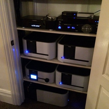 Custom Installation: Audio Equipment Closet