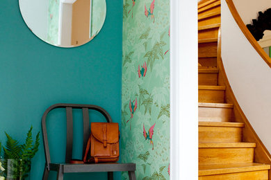 Inspiration for a modern hallway remodel in Stockholm