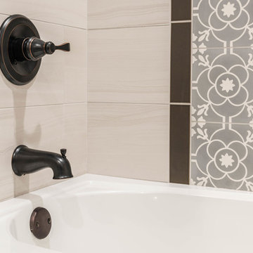 Contemporary Craftsman Guest Bathroom