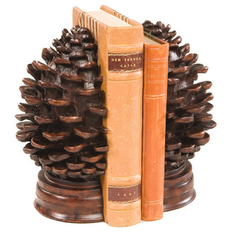 Pinecone Bookends