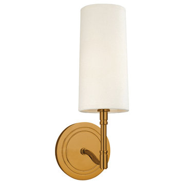 Dillon 14" Wall Sconce in Aged Brass