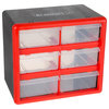 Plastic Storage Box With 6 Drawers by Stalwart