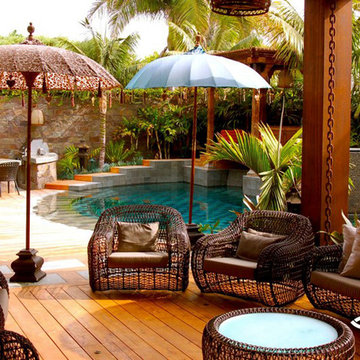 Outdoor Spaces by IndoTeak Design.