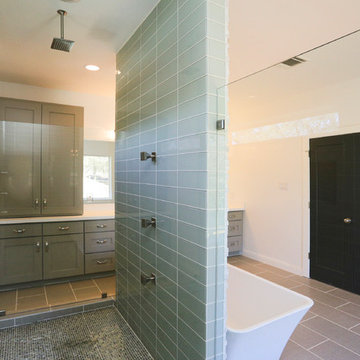Oak Forest New Custom Home-Cheshire- master bath