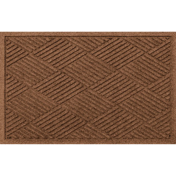 Argyle 2' x 3' Indoor/Outdoor Door Mat, Dark Brown