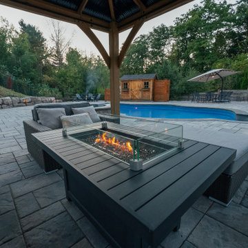 Custom Pool, Spa & Cabana Backyard Retreat