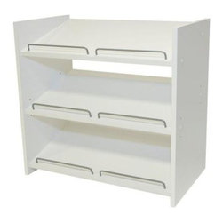 Martha Stewart Living - Martha Stewart Living Stackable 24 x 24 in. Classic White Shoe Storage WS1 - Closet Organizers