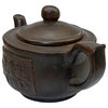 Chinese Handmade Yixing Zisha Clay Teapot With Artistic Accent Hws2087