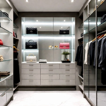 Luxury Custom Design Walk-in Closet System by VelArt, Key West, Florida