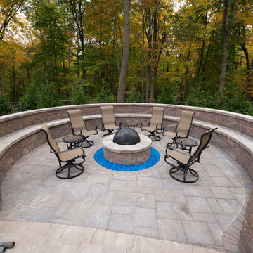 Outdoor Kitchen and Fireplace