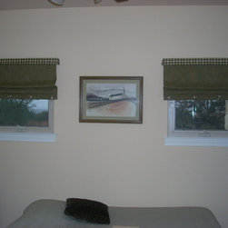 Flat and Hobbled Roman Shades - Products