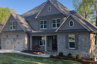 Example of a transitional home design design in Other