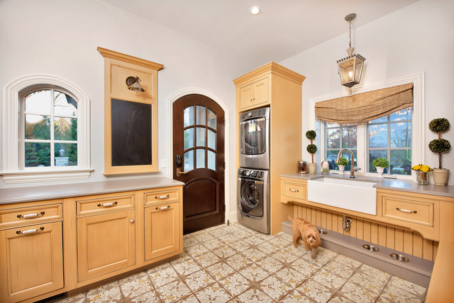 Traditional Laundry Room by A. Perry Homes
