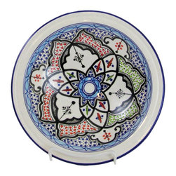 Le Souk Ceramique - Small Stoneware Serving Bowl Tibarine Design - Serving And Salad Bowls